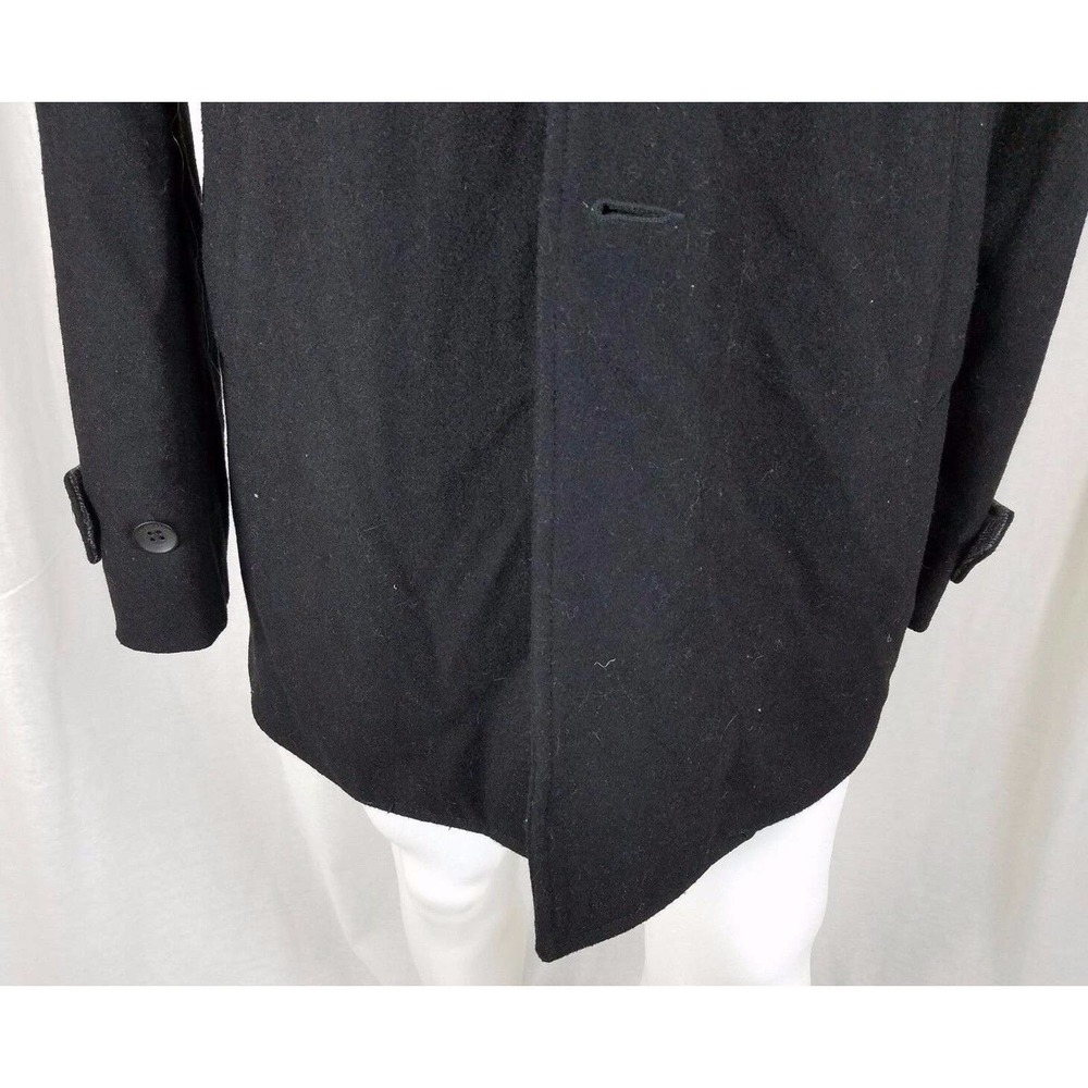 Five Four Wool Asymmetrical Button Up Peacoat Coa… - image 3